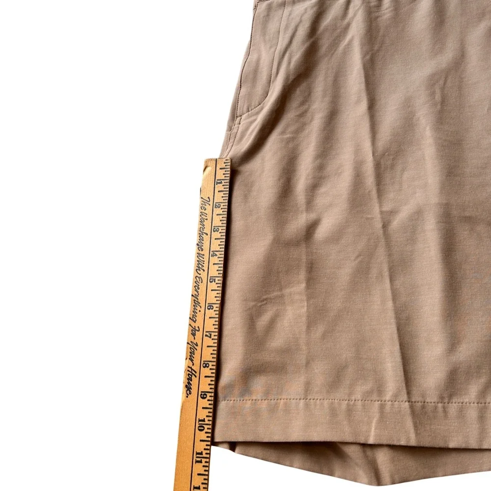 Faherty All Day Shorts 36 Tan Hybrid Quick Dry Stretch Chino